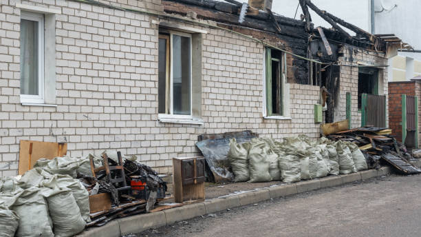 Professional Emergency Fire Cleanup technician working in Seffner, FL